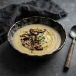Krémová bramboračka s houbičkami shiitake