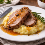 Vepřová panenka na rozmarýnu s bramborovou kaší