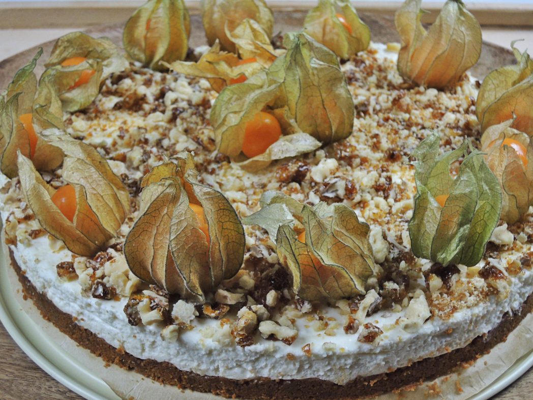 Karamelový cheesecake s griliášem