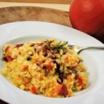 Dýňové risotto s pistáciemi