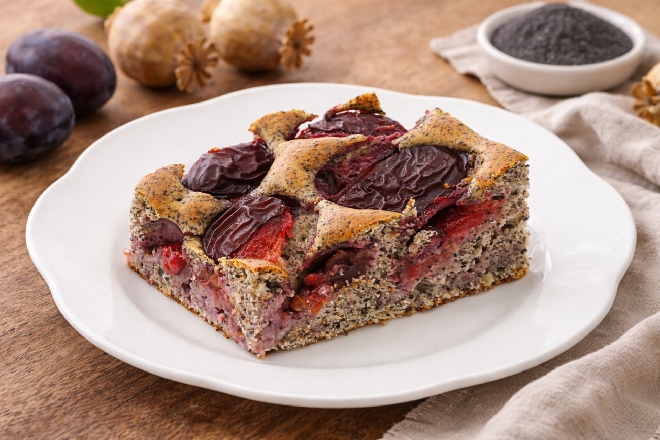 Makovec se švestkami