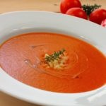 Rajská polévka z čerstvých rajčat
