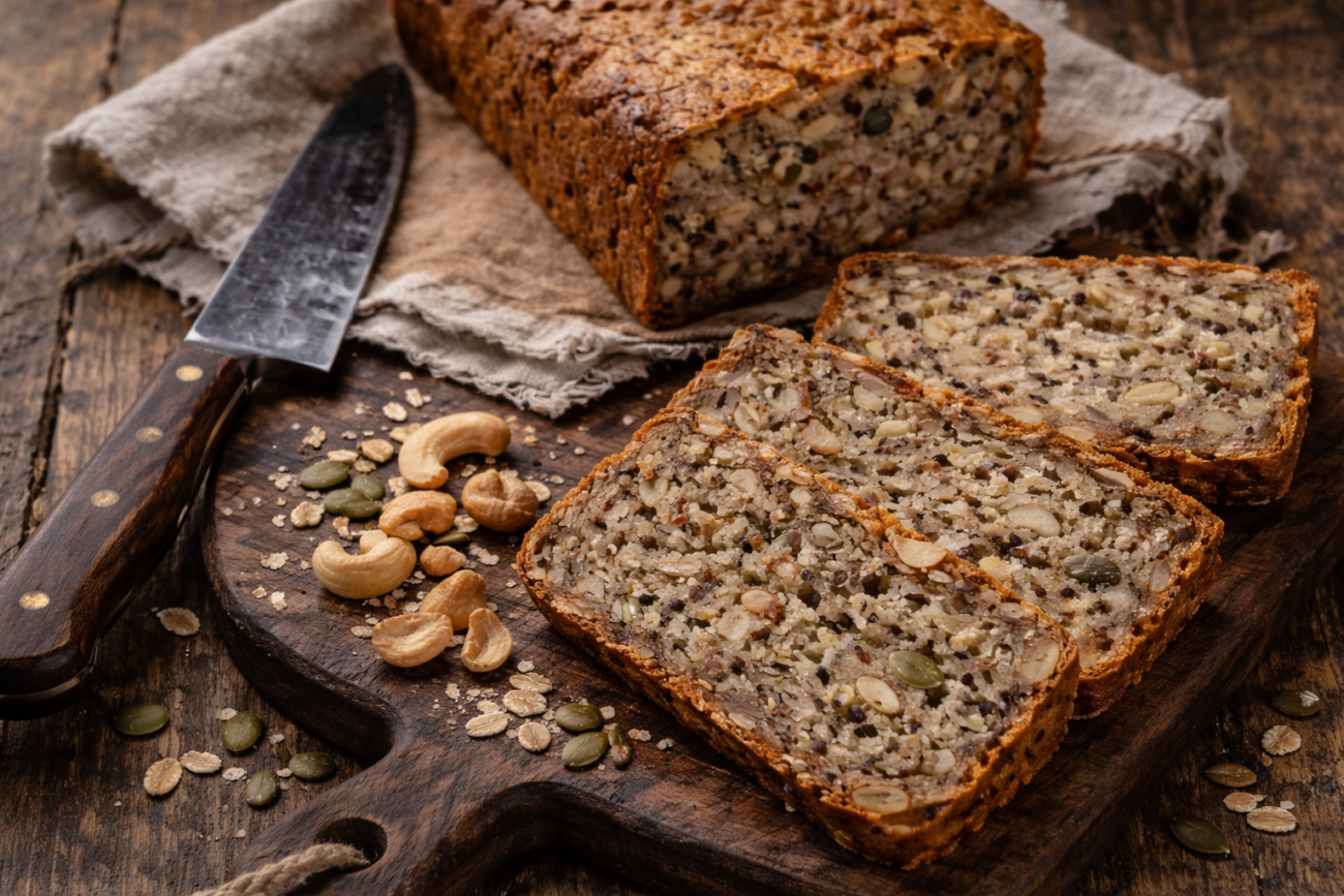 Semínko-ořechový chléb