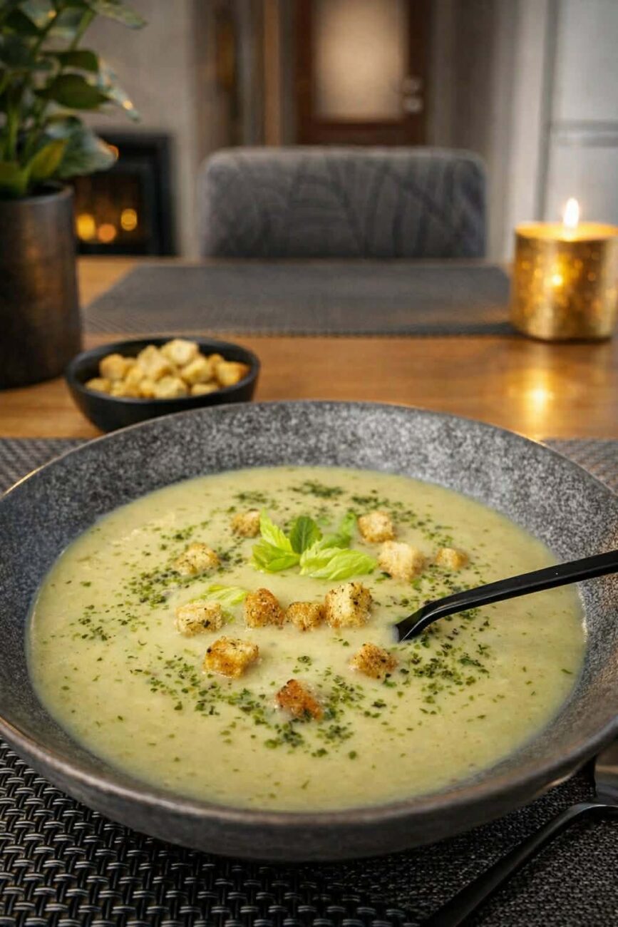 Polévka z řapíkatého celeru