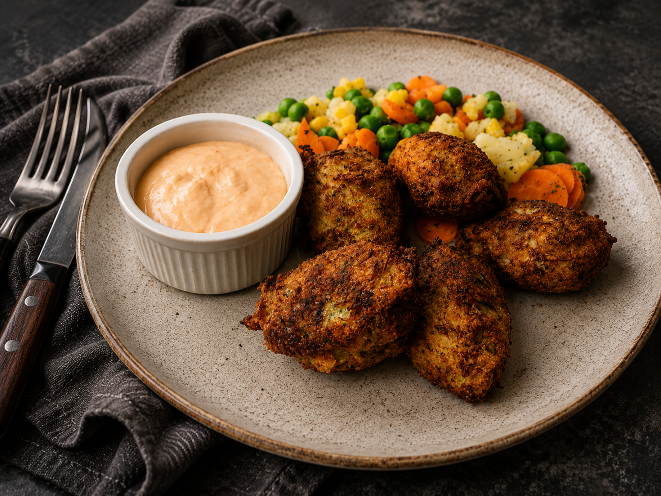 Smažené brokolicové krokety