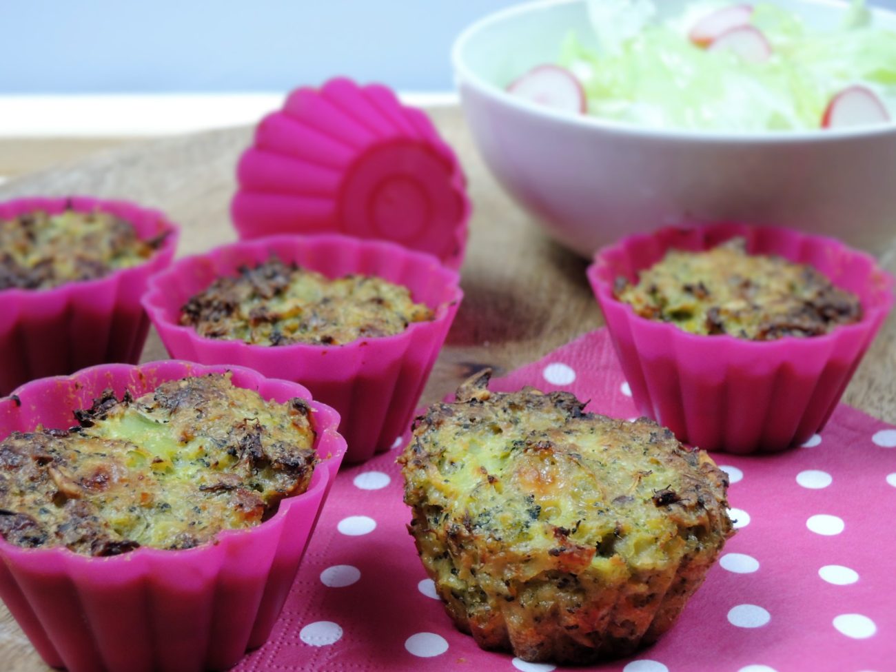 Brokolicové muffiny