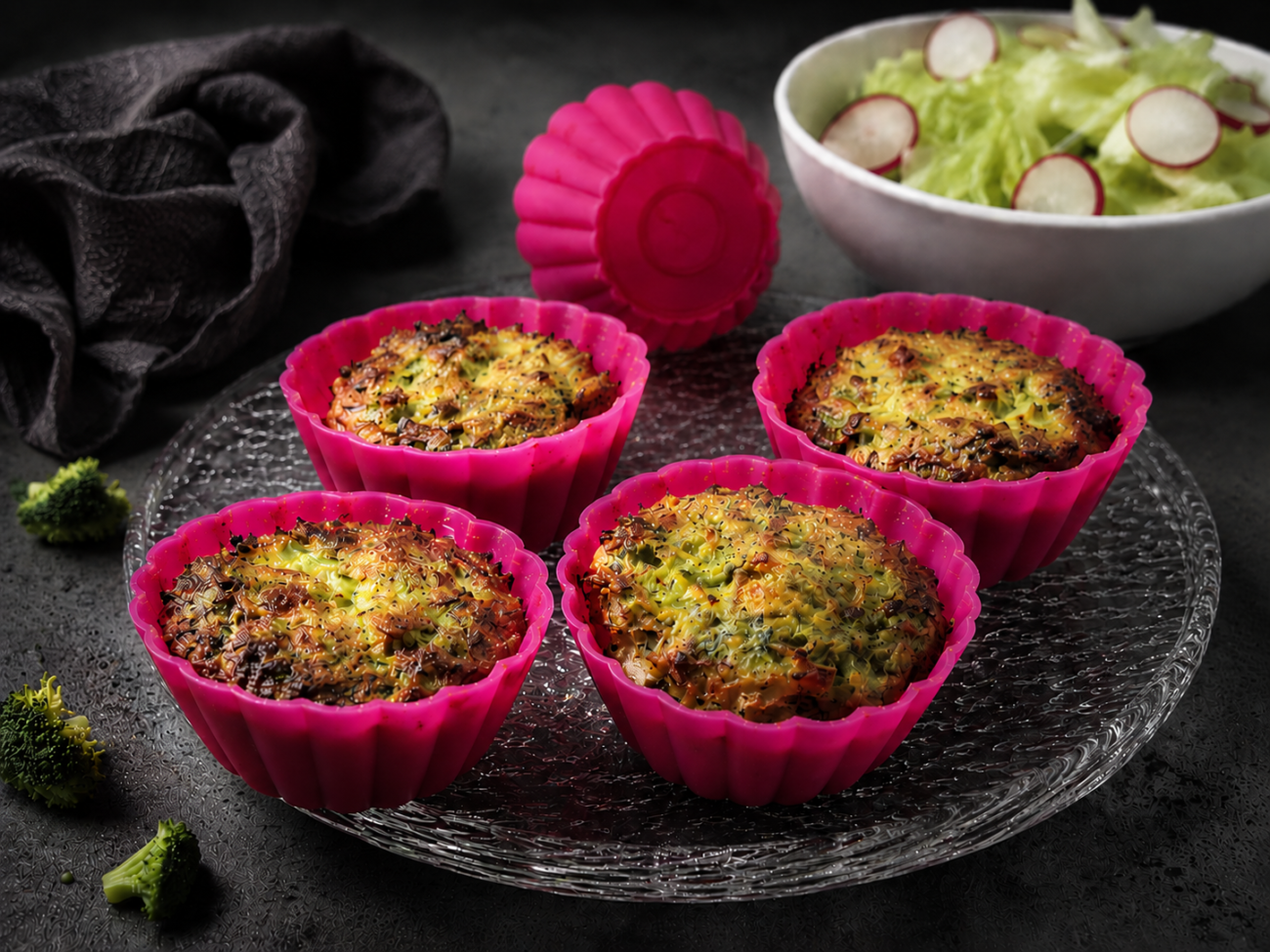Brokolicové muffiny