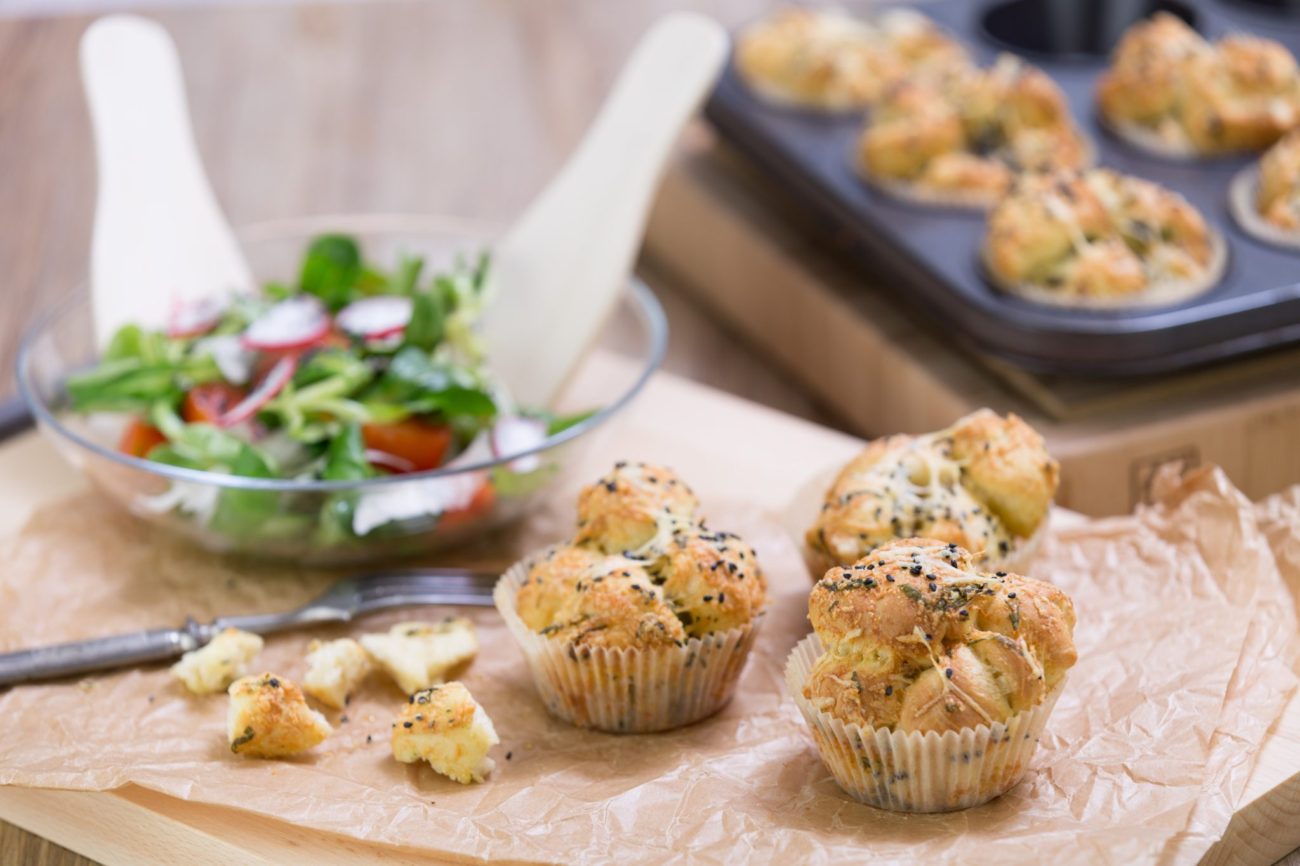 Párty parmazánové muffiny