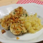 Vegetariánské „špekové“ knedlíky s cuketovým zelím