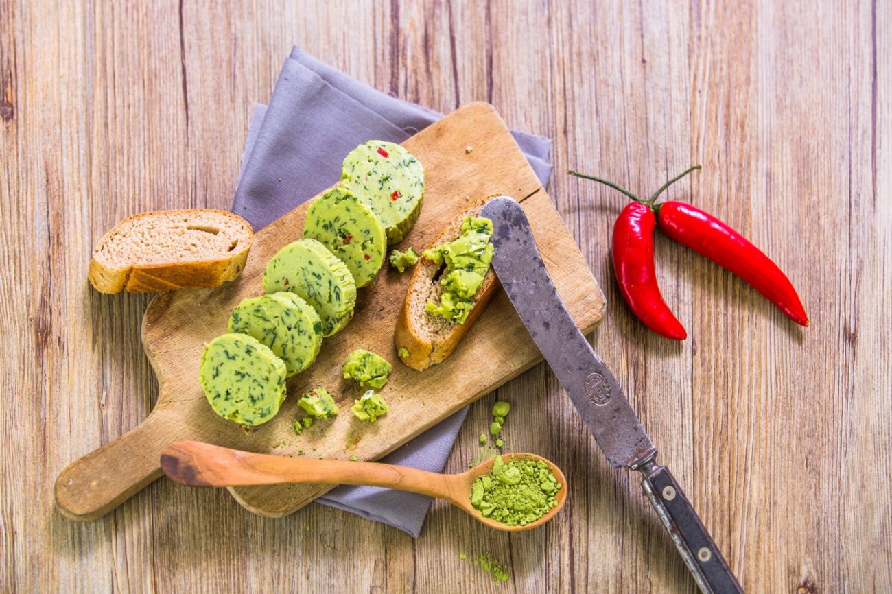 Matcha bylinkové máslo