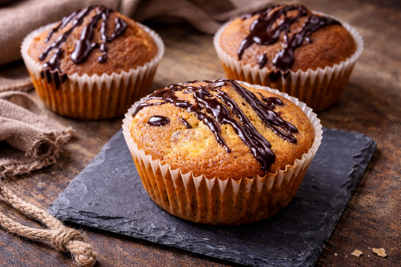 Banánové muffiny