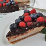 Malinový cheesecake s čokoládou