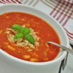 Minestrone s bílými fazolemi