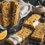 Mrkvové müsli tyčinky s pomerančem