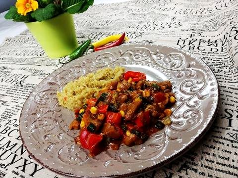 Sladkokyselá vegetariánská směs