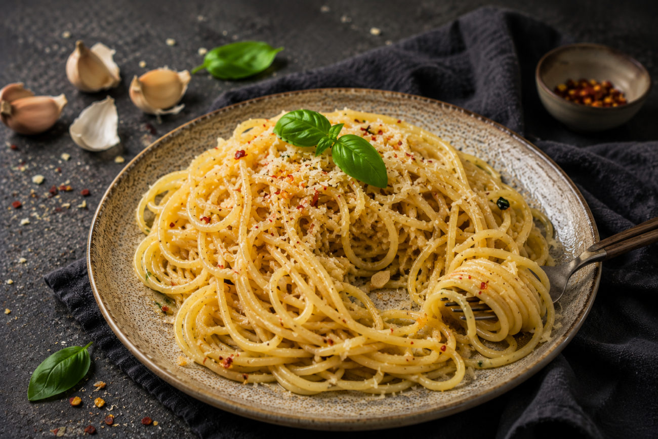 Spaghetti aglio olio