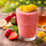 Ovocné smoothie s pampeliškami