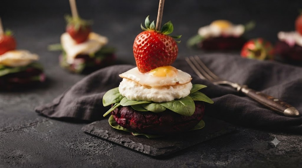 Burgery z červené řepy