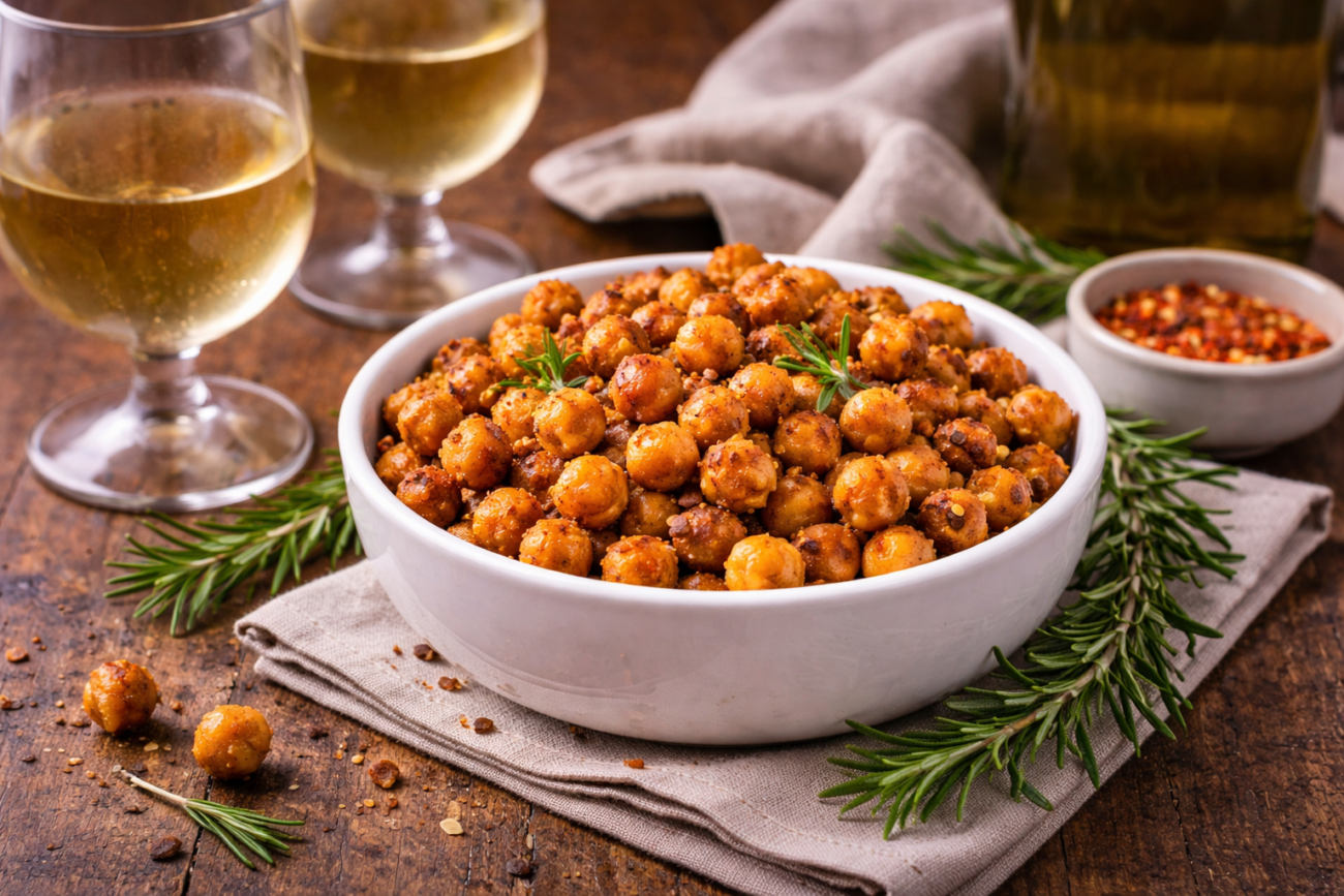 Pikantní cizrnové zobání