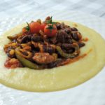 Mexická vege směs s polentovou kaší