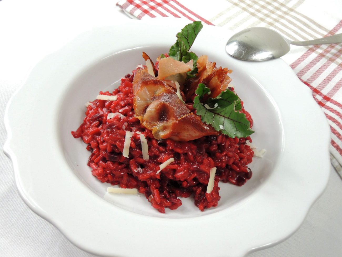 Risotto s červenou řepou