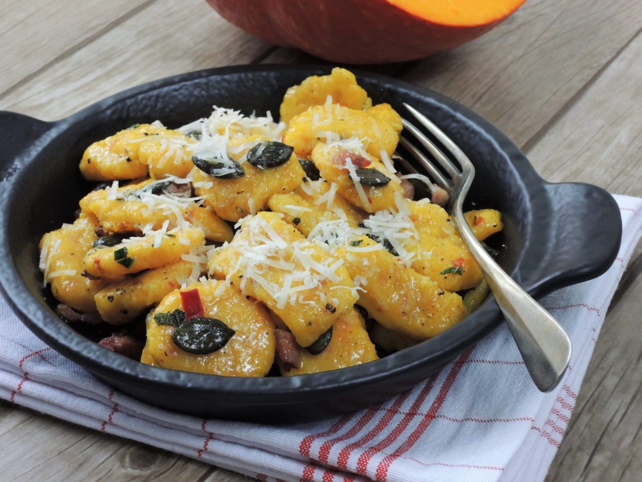 Dýňové gnocchi