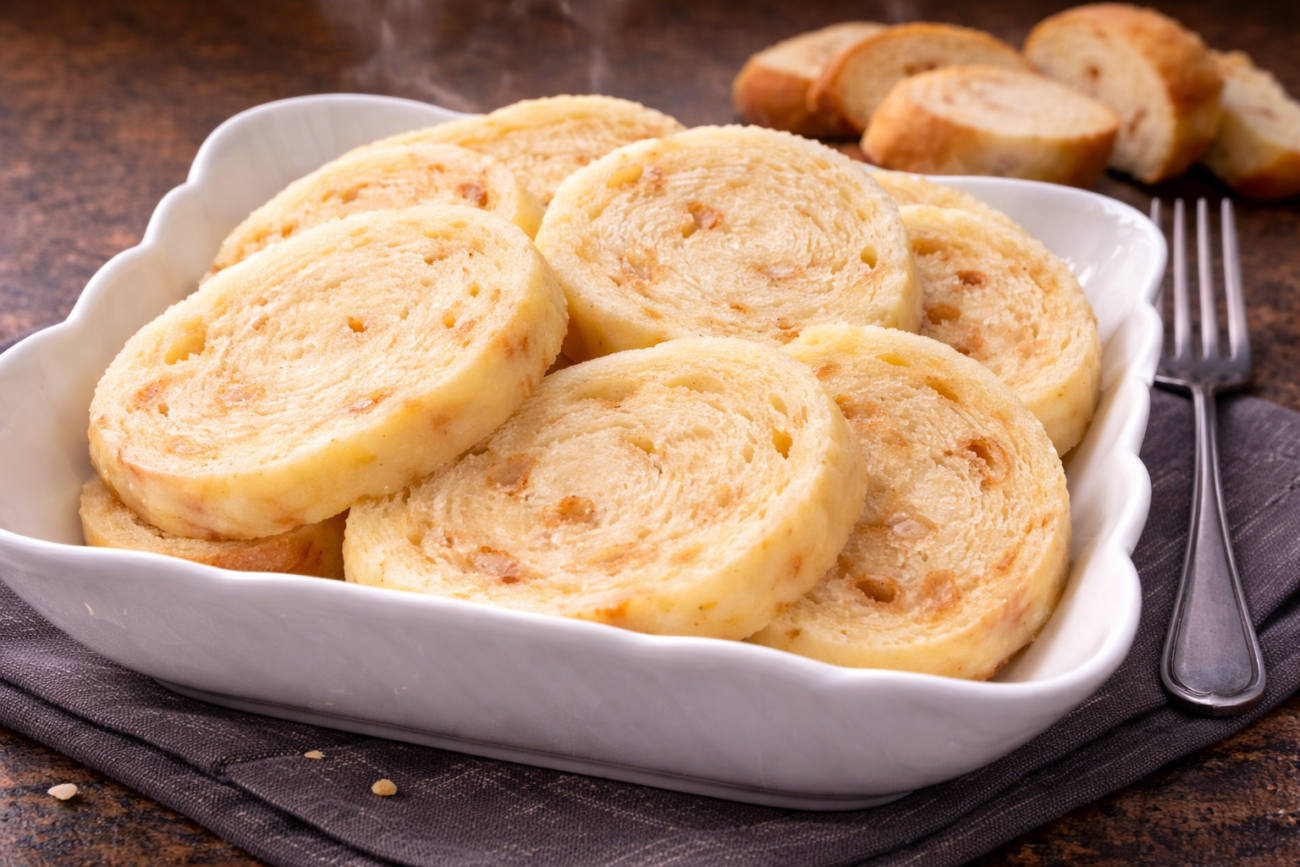 Kynuté houskové knedlíky