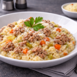 Italské risotto se salsicciou