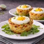 Bramborové muffiny s křepelčími vejci