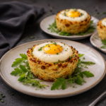 Bramborové muffiny s křepelčími vejci