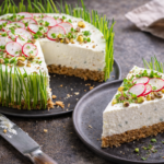 Slaný jarní cheesecake
