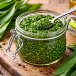 Medvědí česnek v oleji