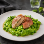 Saltimbocca s hráškovým pyré
