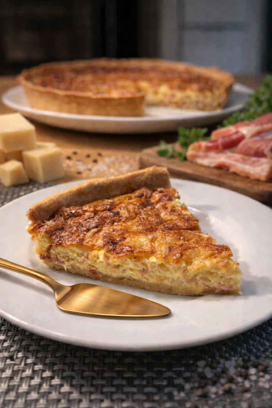Quiche Lorraine – lotrinský slaný koláč