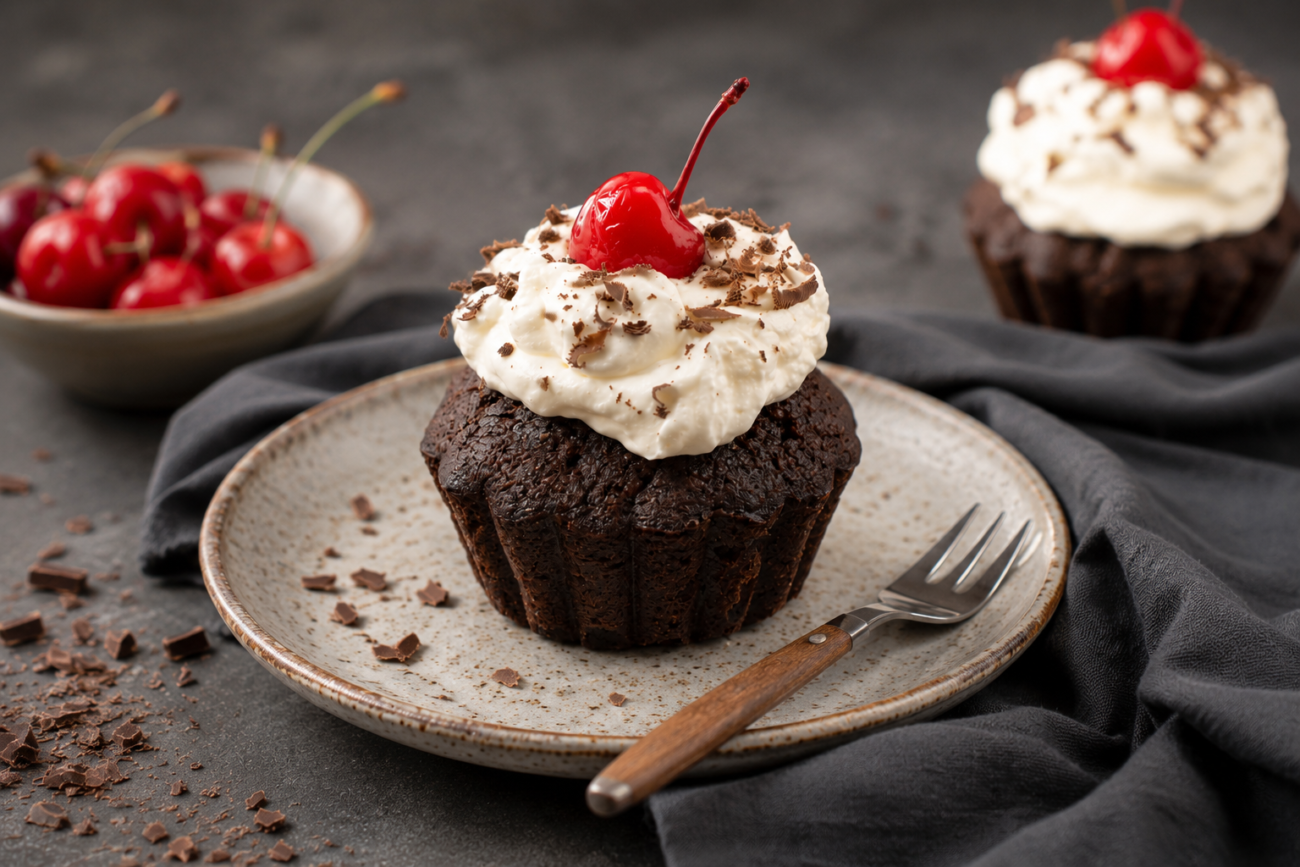 Schwarzwaldské muffiny