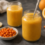 Banánovo-pomerančové smoothie s rakytníkem