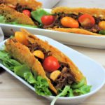 Sýrové tacos s trhaným hovězím masem