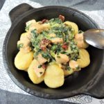 Bramborové gnocchi s lososem