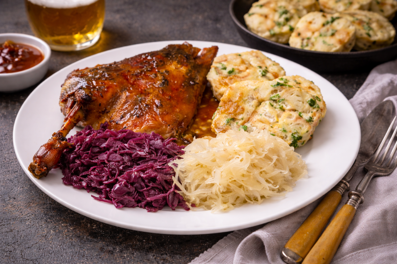 Pečená kachní stehna