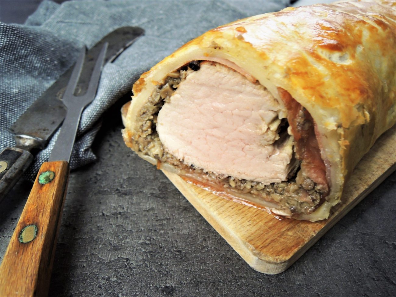 Vepřová panenka Wellington