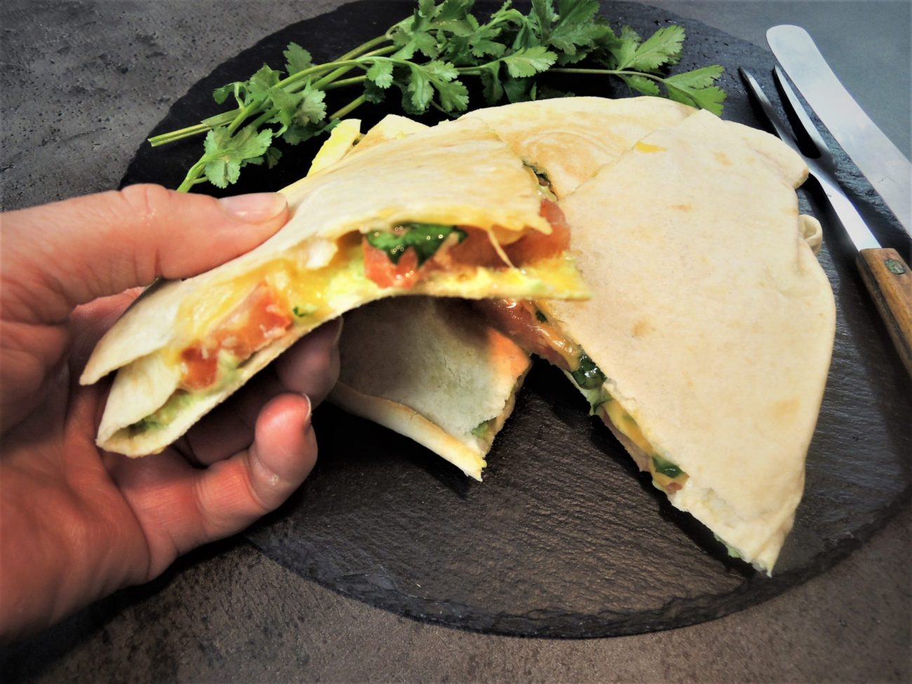 Quesadilla s avokádem