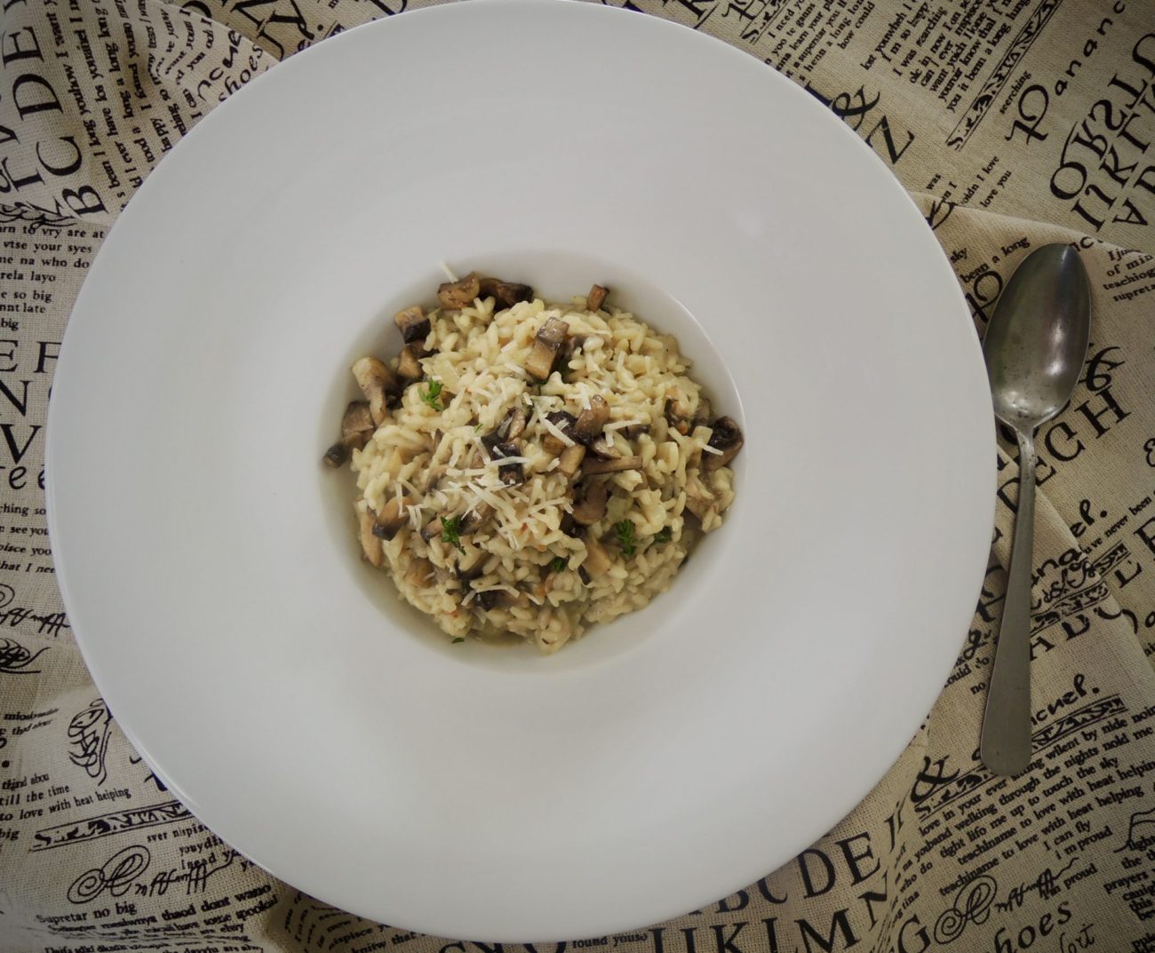 Risotto se žampióny