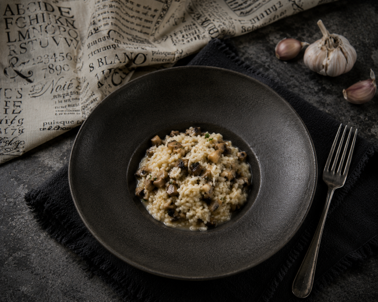 Risotto se žampióny