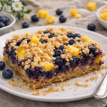 Ovocný koláč z ovesných vloček