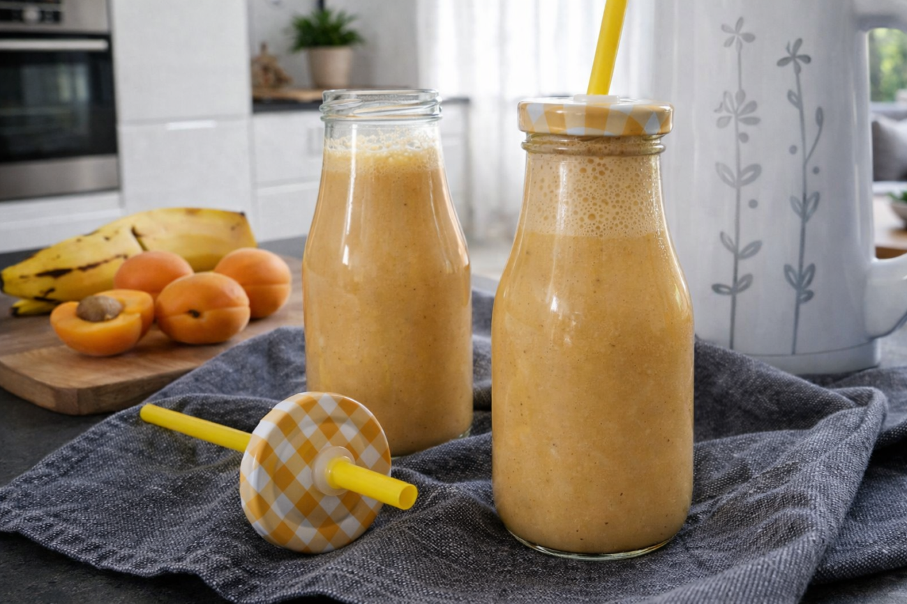 Banáno-meruňkové smoothie