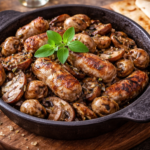 Bavorské klobásky se žampióny
