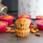 Muffiny z mandlové hmoty s čokoládou
