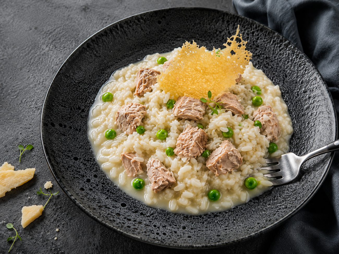 Italské risotto s tuňákem