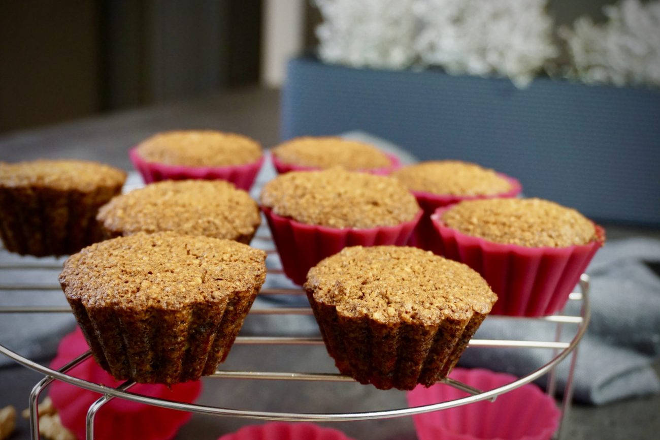 Ořechovo vločkové muffiny