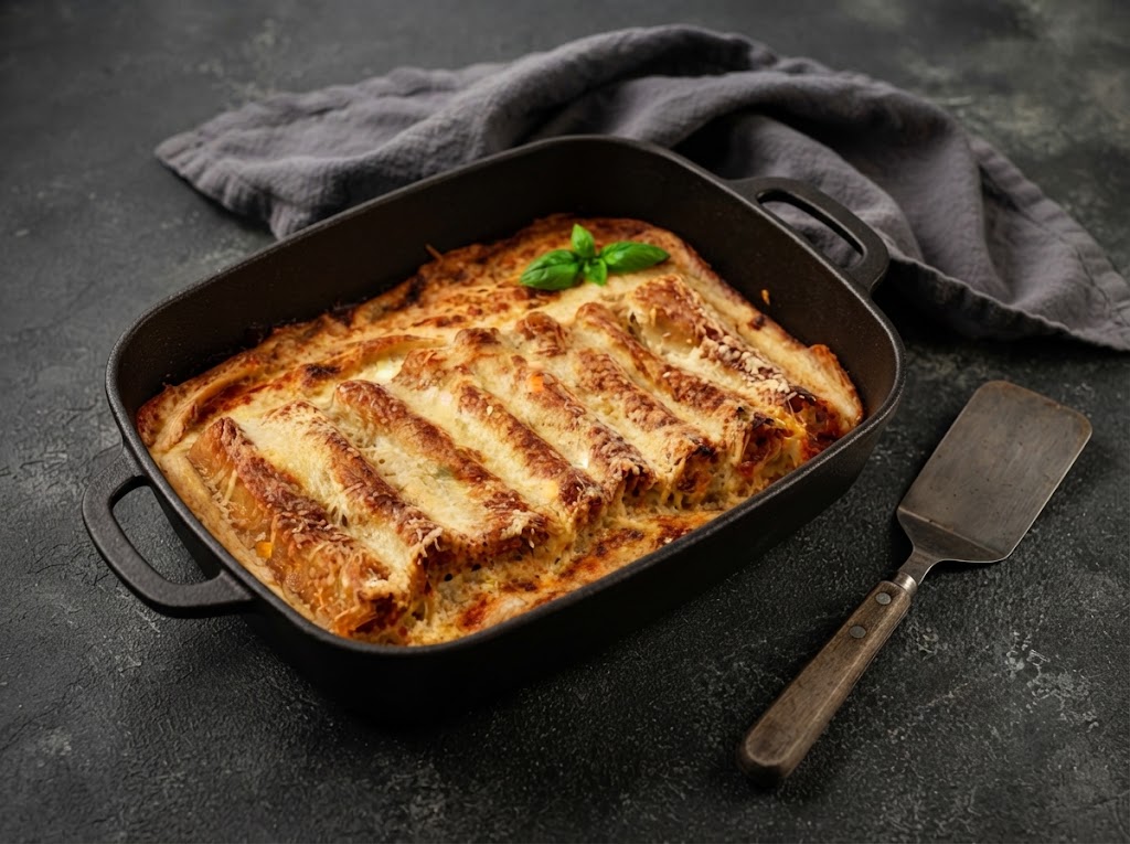 Cannelloni plněné vepřovým masem
